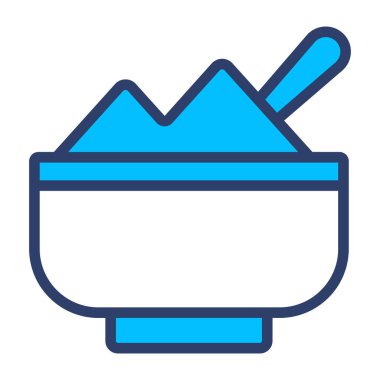 Akşam yemeği vektörü Simgesi. Basit Yaratıcı Vektör Satır Simgesi