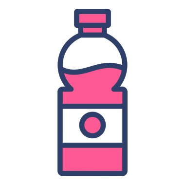 Su şişesi vektör hattı simgesi. Basit Yaratıcı Vektör Satır Simgesi