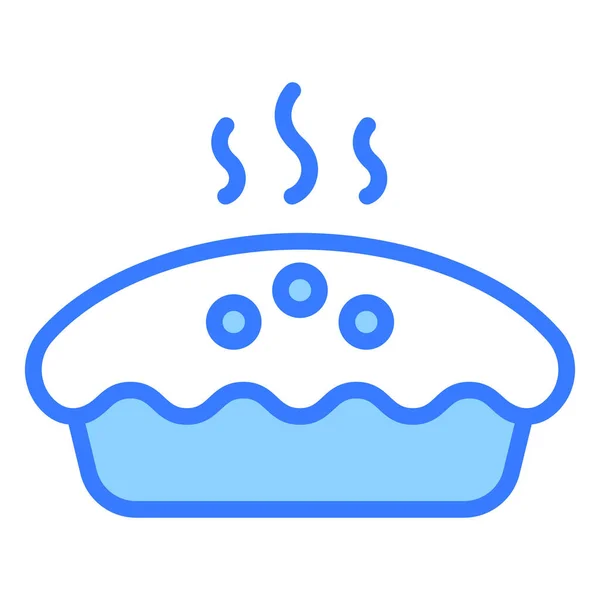 stock vector pie cake vector Line Icon. Simple Creative vector Line Icon