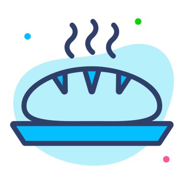 ekmek vektör çizgisi simgesi. Basit Yaratıcı Vektör Satır Simgesi