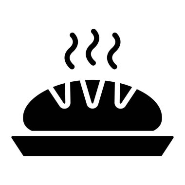 ekmek vektörü simgesi simgesi. Basit Yaratıcı Vektör Satır Simgesi