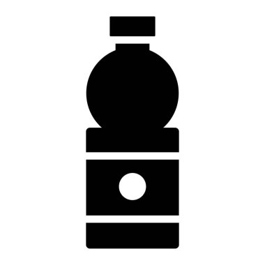 Su şişesi vektör simgesi simgesi. Basit Yaratıcı Vektör Satır Simgesi