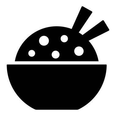 pilav vektör simgesi simgesi. Basit Yaratıcı Vektör Satır Simgesi