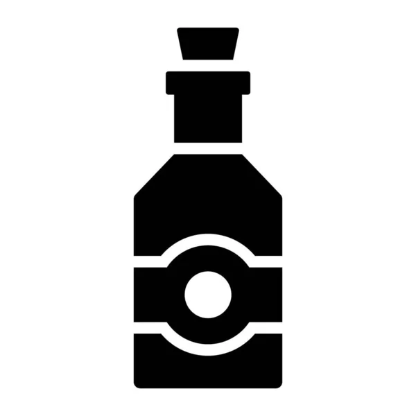 啤酒向量Glyph Icon 简单的创意向量线图标 — 图库矢量图片
