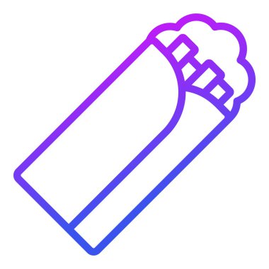 Kebap vektör hattı simgesi. Basit Yaratıcı Vektör Satır Simgesi