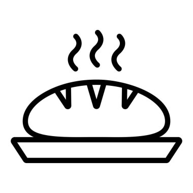 ekmek vektör çizgisi simgesi. Basit Yaratıcı Vektör Satır Simgesi