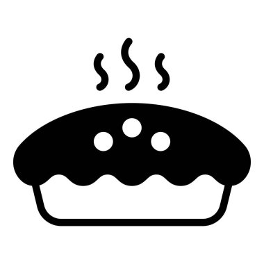 Pasta Pastası Çizgisi Simgesi. Basit Yaratıcı Vektör Satır Simgesi