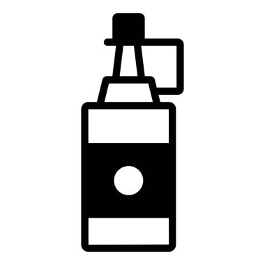 Ketçap şişesi vektör çizgisi simgesi. Basit Yaratıcı Vektör Satır Simgesi