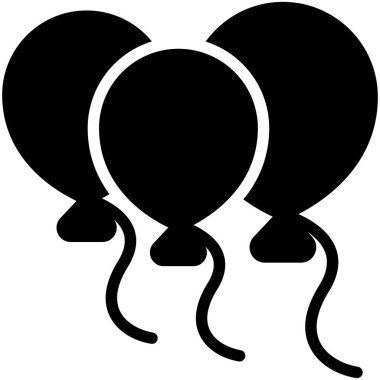 Balon ikonu, modern tarz Noel ve Yeni Yıl çizgisi ikonu, izole edilmiş kış bayramı sembolleri