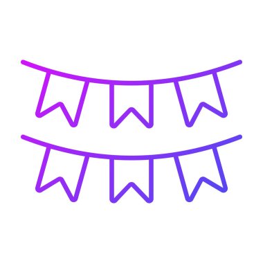 Dekorasyon ikonu, modern tarz Noel ve Yeni Yıl çizgisi ikonu, izole kış bayramı sembolleri