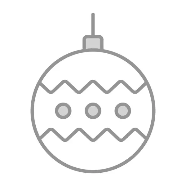 Globus Symbol Weihnachts Und Neujahrssymbole Modernen Stil Vereinzelte Winterurlaubssymbole — Stockvektor