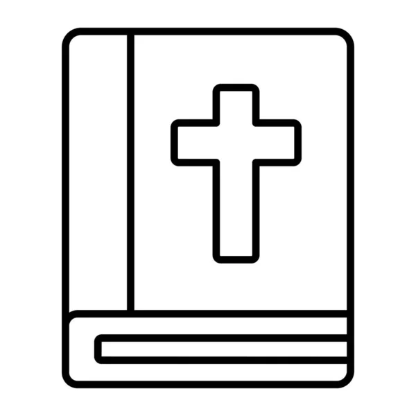 Ikone Des Katholizismus Symbol Für Weihnachten Und Neujahr Modernen Stil — Stockvektor