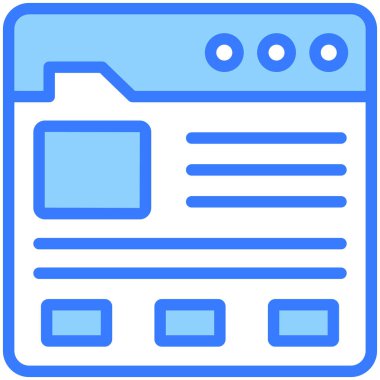 Simge Web şablonu. Kullanıcı arayüzü Vektör İllüstrasyonu, Satır Sanatı Biçiminde Basit Bir Vektör İşareti ve Moda Sembolü olarak, Tasarım ve Web Siteleri veya Mobil Uygulamalar için,