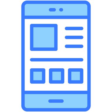 Simge Düzeni. Kullanıcı arayüzü Vektör İllüstrasyonu, Satır Sanatı Biçiminde Basit Bir Vektör İşareti ve Moda Sembolü olarak, Tasarım ve Web Siteleri veya Mobil Uygulamalar için,