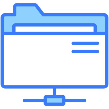 ağ dizini simgesi. Kullanıcı arayüzü Vektör İllüstrasyonu, Satır Sanatı Biçiminde Basit Bir Vektör İşareti ve Moda Sembolü olarak, Tasarım ve Web Siteleri veya Mobil Uygulamalar için,