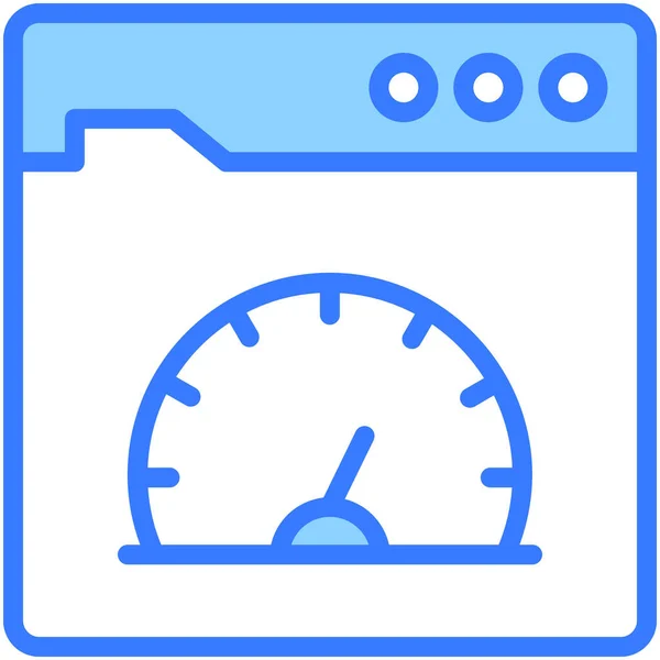 Performance Icon Benutzeroberfläche Vektorillustration Als Einfaches Vektorzeichen Und Trendiges Symbol — Stockvektor
