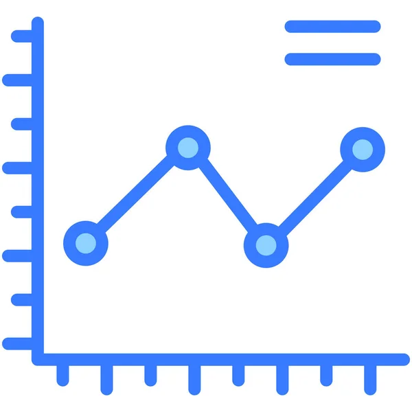 Graf Ikona Uživatelské Rozhraní Vektorové Ilustrace Jako Jednoduchý Vektorový Znak — Stockový vektor