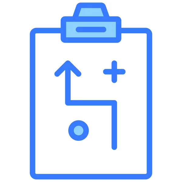 计划Icon 用户界面矢量图解 作为线条艺术风格中的一个简单矢量符号和趋势符号 用于设计和网站或移动应用程序 — 图库矢量图片