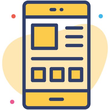 Simge Düzeni. Kullanıcı arayüzü Vektör İllüstrasyonu, Satır Sanatı Biçiminde Basit Bir Vektör İşareti ve Moda Sembolü olarak, Tasarım ve Web Siteleri veya Mobil Uygulamalar için,