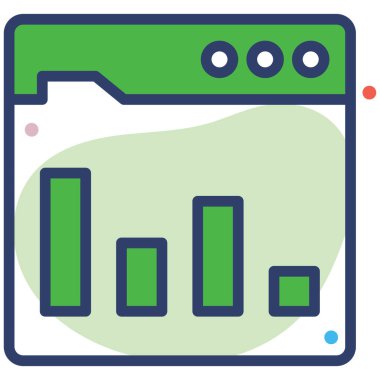Gelişme raporu Simgesi. Kullanıcı arayüzü Vektör İllüstrasyonu, Satır Sanatı Biçiminde Basit Bir Vektör İşareti ve Moda Sembolü olarak, Tasarım ve Web Siteleri veya Mobil Uygulamalar için,