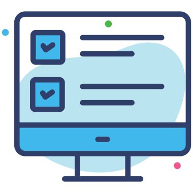 Çevrimiçi araştırma simgesi. Kullanıcı arayüzü Vektör İllüstrasyonu, Satır Sanatı Biçiminde Basit Bir Vektör İşareti ve Moda Sembolü olarak, Tasarım ve Web Siteleri veya Mobil Uygulamalar için,