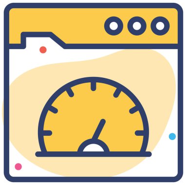 performans simgesi. Kullanıcı arayüzü Vektör İllüstrasyonu, Satır Sanatı Biçiminde Basit Bir Vektör İşareti ve Moda Sembolü olarak, Tasarım ve Web Siteleri veya Mobil Uygulamalar için,