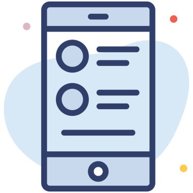 cep telefonu simgesi. Kullanıcı arayüzü Vektör İllüstrasyonu, Satır Sanatı Biçiminde Basit Bir Vektör İşareti ve Moda Sembolü olarak, Tasarım ve Web Siteleri veya Mobil Uygulamalar için,