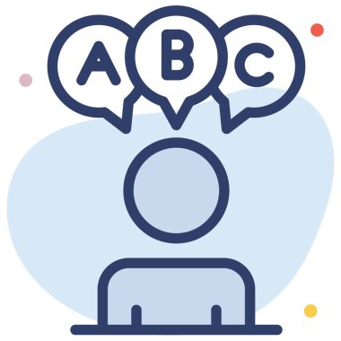 grup sohbet simgesi. Kullanıcı arayüzü Vektör İllüstrasyonu, Satır Sanatı Biçiminde Basit Bir Vektör İşareti ve Moda Sembolü olarak, Tasarım ve Web Siteleri veya Mobil Uygulamalar için,