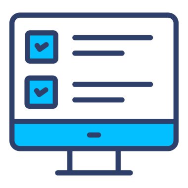 Çevrimiçi araştırma simgesi. Kullanıcı arayüzü Vektör İllüstrasyonu, Satır Sanatı Biçiminde Basit Bir Vektör İşareti ve Moda Sembolü olarak, Tasarım ve Web Siteleri veya Mobil Uygulamalar için,