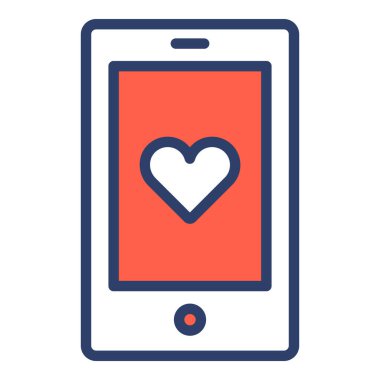 En sevdiği simge. Kullanıcı arayüzü Vektör İllüstrasyonu, Satır Sanatı Biçiminde Basit Bir Vektör İşareti ve Moda Sembolü olarak, Tasarım ve Web Siteleri veya Mobil Uygulamalar için,