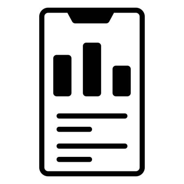 Analitik Simge. Kullanıcı arayüzü Vektör İllüstrasyonu, Satır Sanatı Biçiminde Basit Bir Vektör İşareti ve Moda Sembolü olarak, Tasarım ve Web Siteleri veya Mobil Uygulamalar için