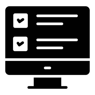 Çevrimiçi araştırma simgesi. Kullanıcı arayüzü Vektör İllüstrasyonu, Satır Sanatı Biçiminde Basit Bir Vektör İşareti ve Moda Sembolü olarak, Tasarım ve Web Siteleri veya Mobil Uygulamalar için,