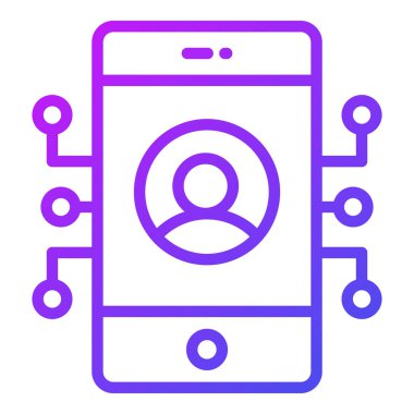 Sosyal kullanıcı simgesi. Kullanıcı arayüzü Vektör İllüstrasyonu, Satır Sanatı Biçiminde Basit Bir Vektör İşareti ve Moda Sembolü olarak, Tasarım ve Web Siteleri veya Mobil Uygulamalar için,