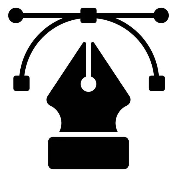 Εργαλείο Στυλό Εικονίδιο Διεπαφή Χρήστη Εικονογράφηση Διάνυσμα Ένα Απλό Σύμβολο — Διανυσματικό Αρχείο