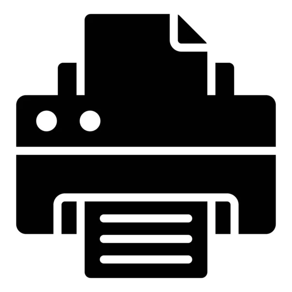 Drucker Icon Benutzeroberfläche Vektorillustration Als Einfaches Vektorzeichen Und Trendiges Symbol — Stockvektor