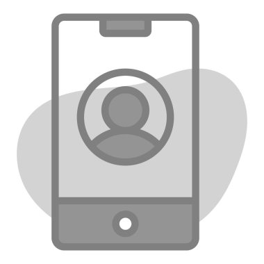 kullanıcı simgesi. Kullanıcı arayüzü Vektör İllüstrasyonu, Satır Sanatı Biçiminde Basit Bir Vektör İşareti ve Moda Sembolü olarak, Tasarım ve Web Siteleri veya Mobil Uygulamalar için,