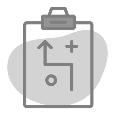 Simge Planlama. Kullanıcı arayüzü Vektör İllüstrasyonu, Satır Sanatı Biçiminde Basit Bir Vektör İşareti ve Moda Sembolü olarak, Tasarım ve Web Siteleri veya Mobil Uygulamalar için,