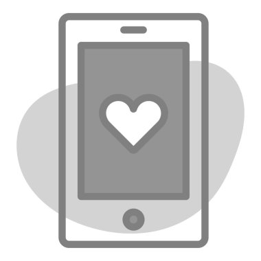 En sevdiği simge. Kullanıcı arayüzü Vektör İllüstrasyonu, Satır Sanatı Biçiminde Basit Bir Vektör İşareti ve Moda Sembolü olarak, Tasarım ve Web Siteleri veya Mobil Uygulamalar için,