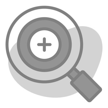 Simge büyütülüyor. Kullanıcı arayüzü Vektör İllüstrasyonu, Satır Sanatı Biçiminde Basit Bir Vektör İşareti ve Moda Sembolü olarak, Tasarım ve Web Siteleri veya Mobil Uygulamalar için,