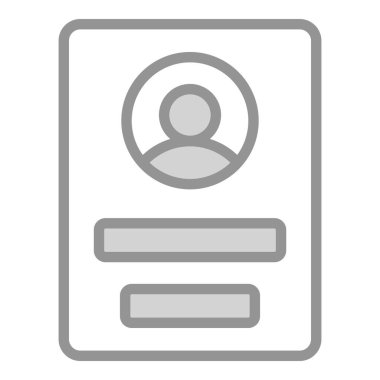 kullanıcı profili Simgesi. Kullanıcı arayüzü Vektör İllüstrasyonu, Satır Sanatı Biçiminde Basit Bir Vektör İşareti ve Moda Sembolü olarak, Tasarım ve Web Siteleri veya Mobil Uygulamalar için,