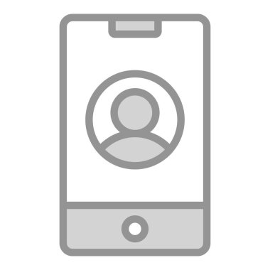 kullanıcı simgesi. Kullanıcı arayüzü Vektör İllüstrasyonu, Satır Sanatı Biçiminde Basit Bir Vektör İşareti ve Moda Sembolü olarak, Tasarım ve Web Siteleri veya Mobil Uygulamalar için,