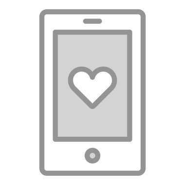 En sevdiği simge. Kullanıcı arayüzü Vektör İllüstrasyonu, Satır Sanatı Biçiminde Basit Bir Vektör İşareti ve Moda Sembolü olarak, Tasarım ve Web Siteleri veya Mobil Uygulamalar için,