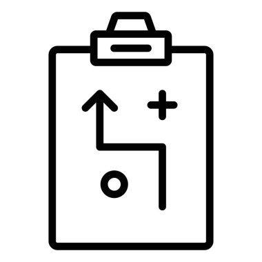 Simge Planlama. Kullanıcı arayüzü Vektör İllüstrasyonu, Satır Sanatı Biçiminde Basit Bir Vektör İşareti ve Moda Sembolü olarak, Tasarım ve Web Siteleri veya Mobil Uygulamalar için,