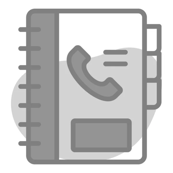 Telefonboksikonen Användargränssnitt Vektor Illustration Som Enkel Vektor Tecken Och Trendig — Stock vektor