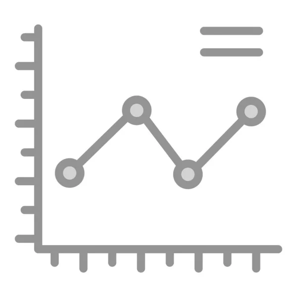 Grafiek Ikoon Gebruikersinterface Vector Illustratie Als Een Eenvoudige Vectorteken Trendy — Stockvector