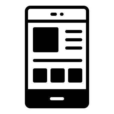 Simge Düzeni. Kullanıcı arayüzü Vektör İllüstrasyonu, Satır Sanatı Biçiminde Basit Bir Vektör İşareti ve Moda Sembolü olarak, Tasarım ve Web Siteleri veya Mobil Uygulamalar için,