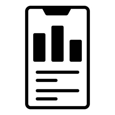 Analitik Simge. Kullanıcı arayüzü Vektör İllüstrasyonu, Satır Sanatı Biçiminde Basit Bir Vektör İşareti ve Moda Sembolü olarak, Tasarım ve Web Siteleri veya Mobil Uygulamalar için,