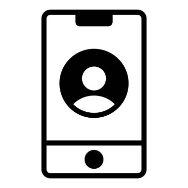 kullanıcı simgesi. Kullanıcı arayüzü Vektör İllüstrasyonu, Satır Sanatı Biçiminde Basit Bir Vektör İşareti ve Moda Sembolü olarak, Tasarım ve Web Siteleri veya Mobil Uygulamalar için,