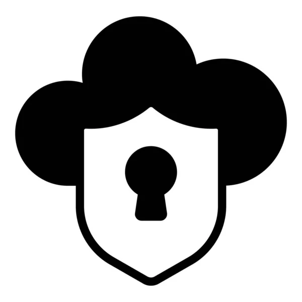 Іконка Безпеки Інтерфейс Користувача Векторні Ілюстрації Простий Векторний Знак Символ — стоковий вектор