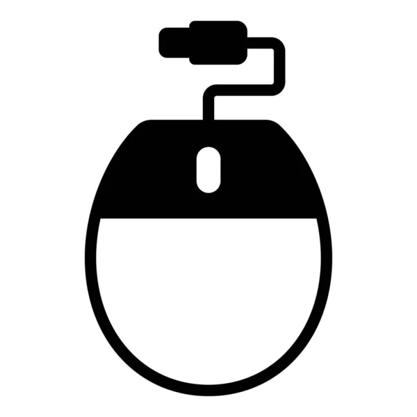 Ikona Myszy Interfejs Użytkownika Ilustracja Wektorowa Jako Prosty Znak Wektorowy — Wektor stockowy